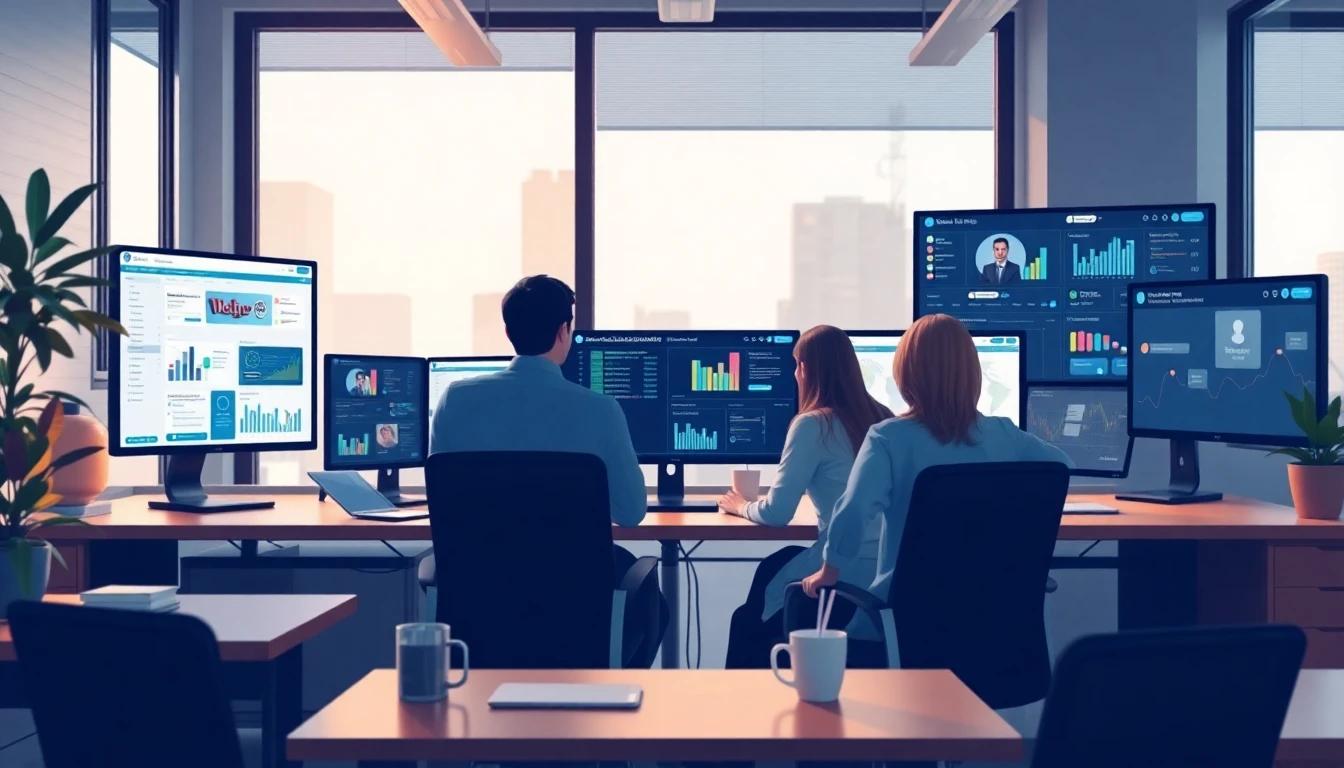 Agency team planning social media strategy for a nonprofit client